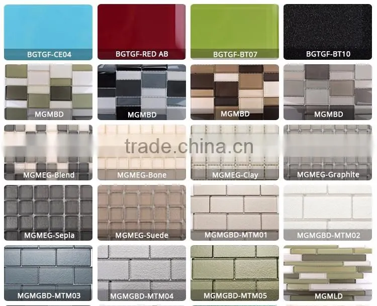 Glass Tile for wall use featured wall background(GT-VP01)