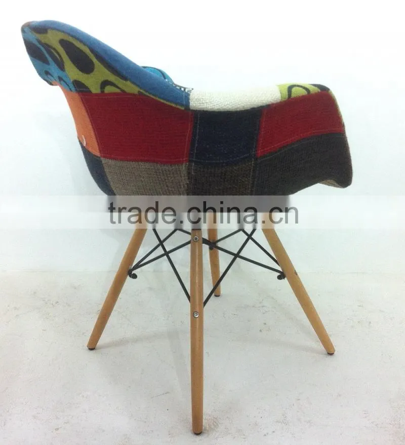 beautiful fabric chair patchwork chairs HYX-809C