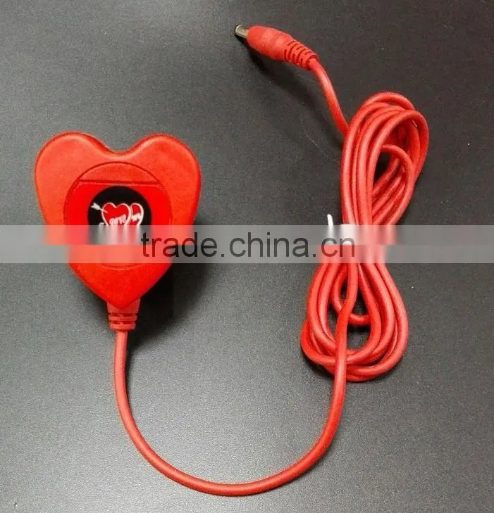 Loving heart mobile charger special for wholesale wall charger travel charger 600ma 1A