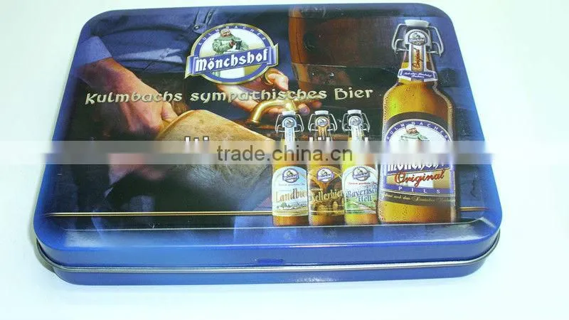 Promotional Gift Tin Box, good-looking on surface ,Tinplate with CMYK Printing