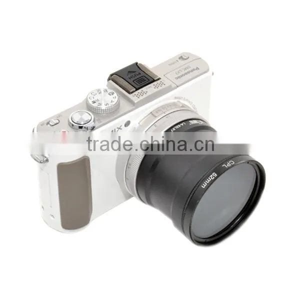 Kiwifotos Lens adapter tube LA-52LX7 provides 52mm filter mount for Panasonic DMC-LX7 Digital Camera