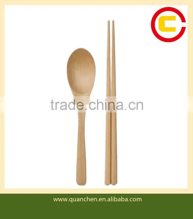 Natural bamboo tableware set