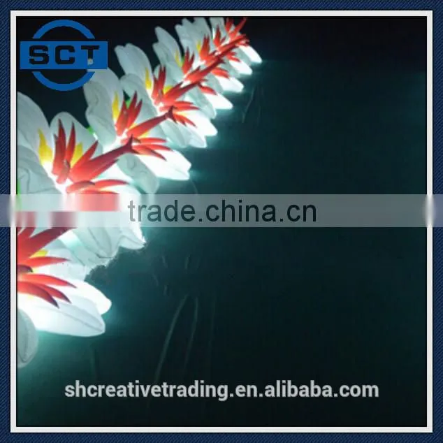 New Design 10m Lighting Decoration Inflatable Flowers