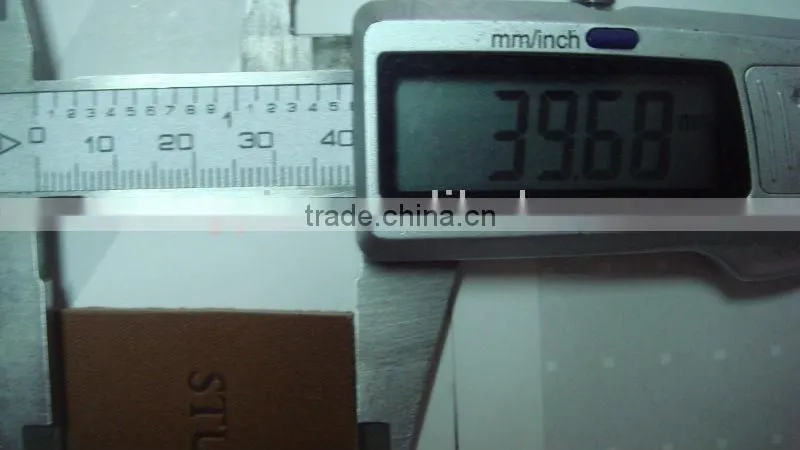 2015 hot sale custom made jeans leather patch