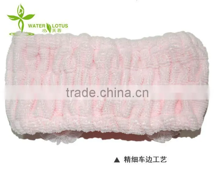 promotional beauty girls facial microfiber hair bands