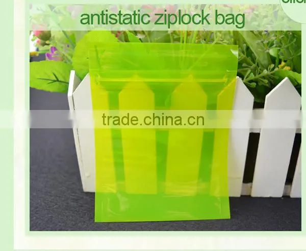 custom printing antistatic bag , ESD moisture barrier colored zipper bag factory wholesale