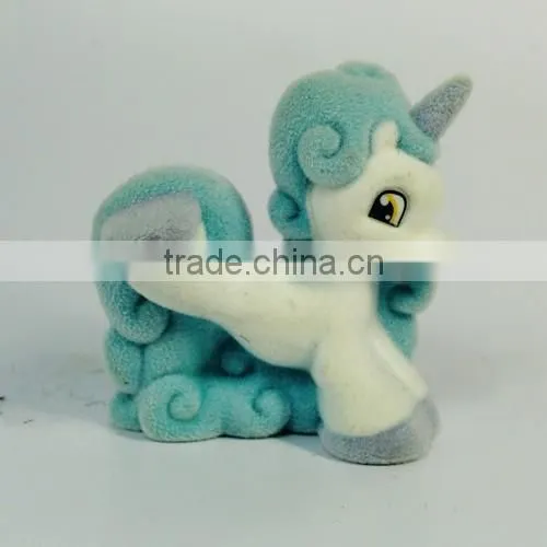my little pony green color 2015 new design with flock toys
