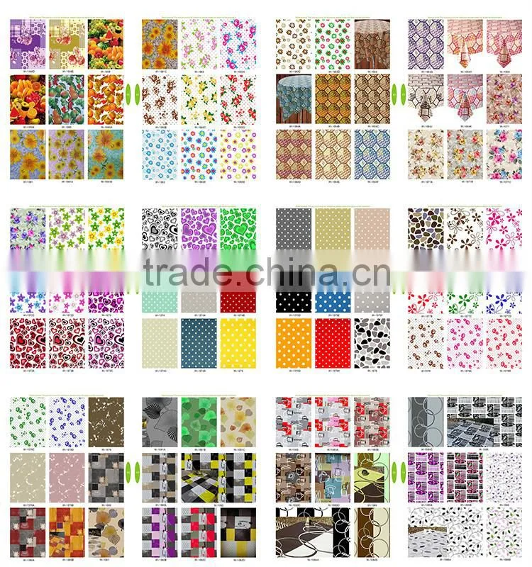 PVC compound non-woven fabric tablecloth in roll