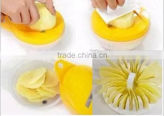 Baked potato maker chips slicing