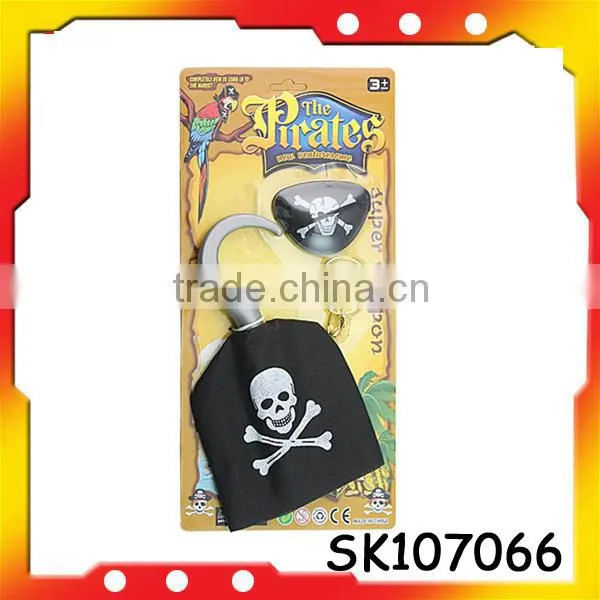 plastic pirate gold coins pirate headband with high quality