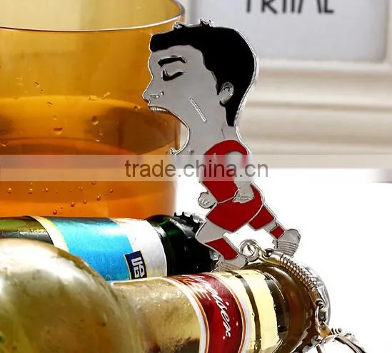 The Suarez Bottle Opener keychain opener cap lifter