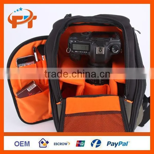 Fashion Canvas waterproof dslr camera bag for canon