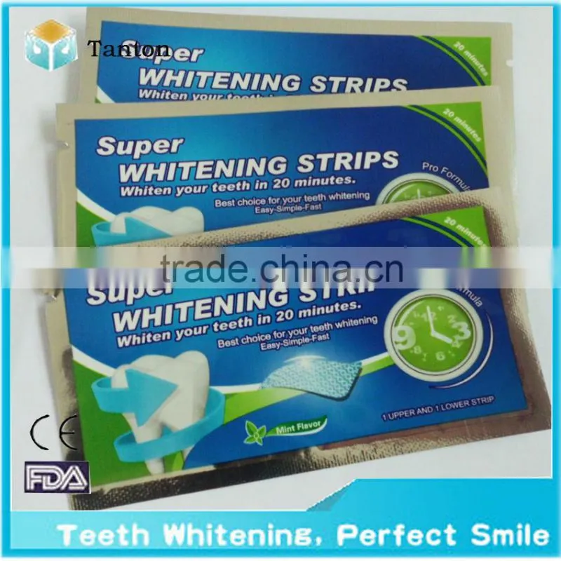 Home use efficiency teeth whitening strip