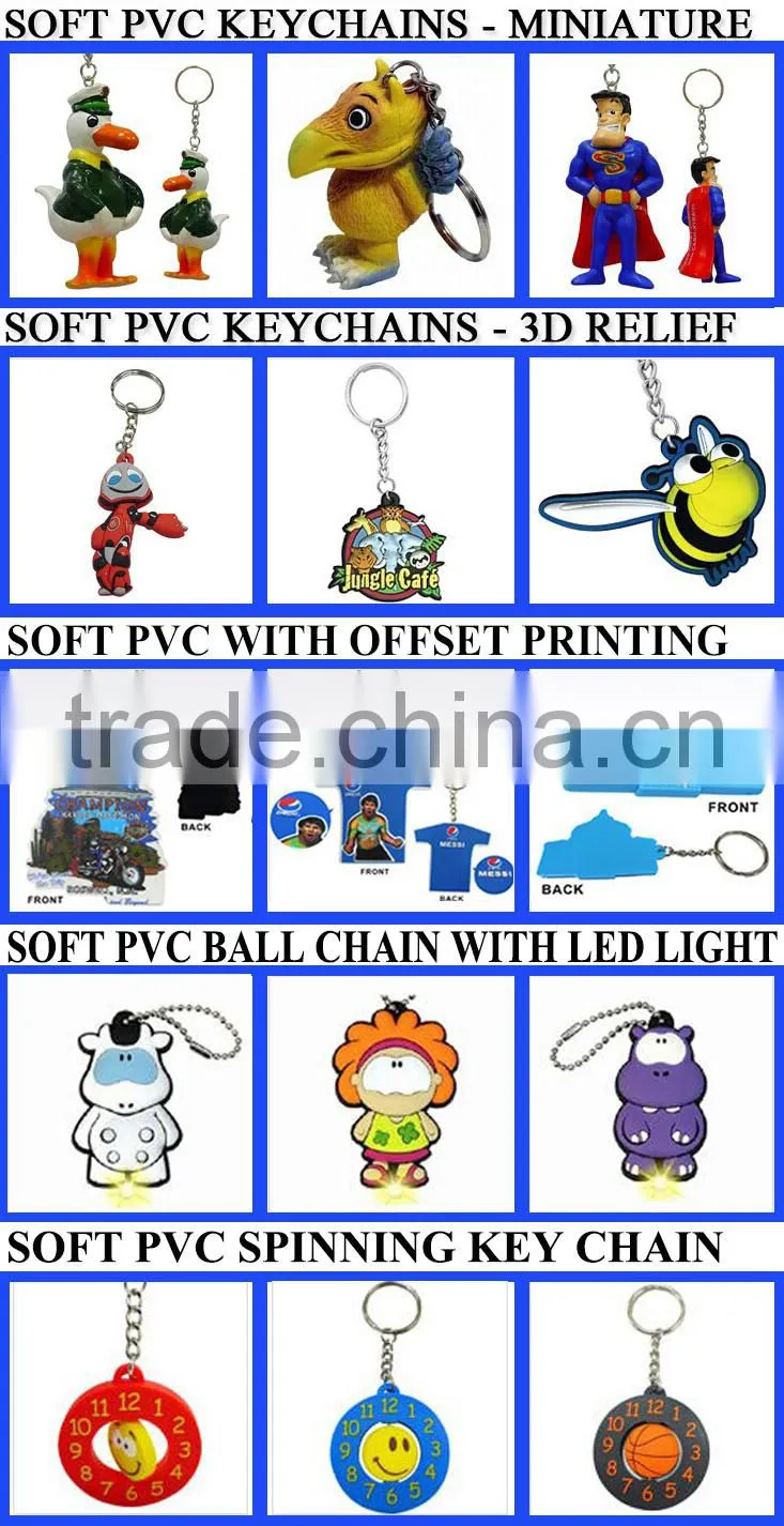 China customized fashion wholesale metal keychain