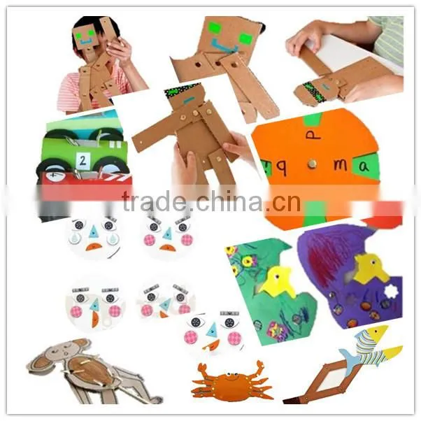 Fashion fish shaped scrapbooking brads for craft