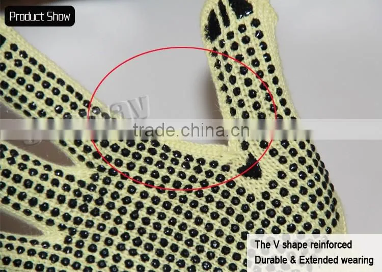 SEEWAY PVC coated cut proof sand and Aramid defender glove