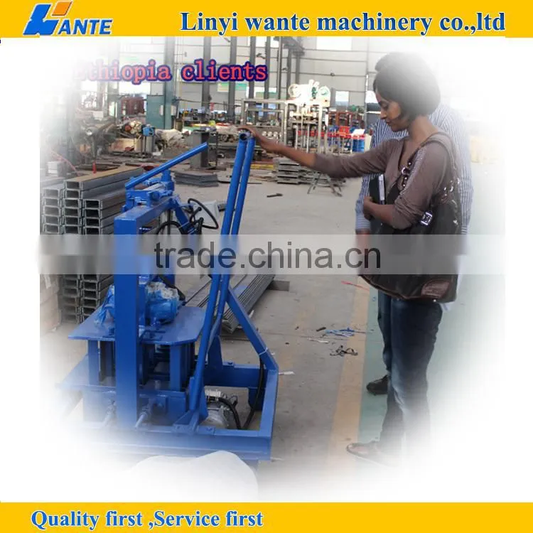 QT40-3C small scale egg laying brick making machine, mobile block making machine,brick laying machine