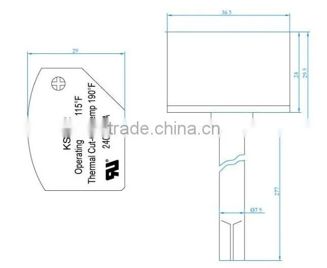 water heater immersion thermostat