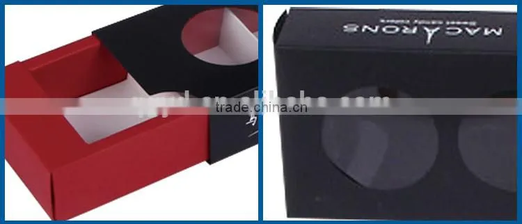 manufacturer foldable custom boxes for macarons, macarons box