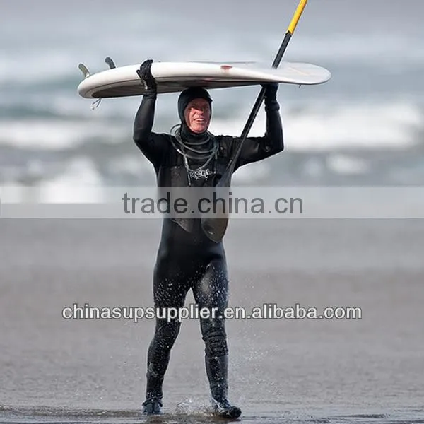Cheaper white painting SURFING sup stand up paddle boards with paddle