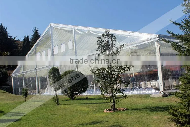free standing party event tents with glass panels walls for sale
