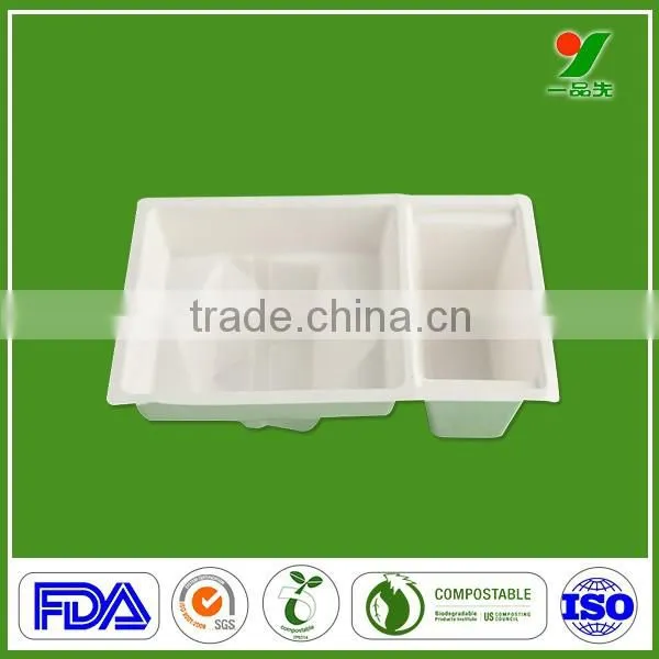 Disposable professional customized biodegradable bagasse blister packaging for syringes