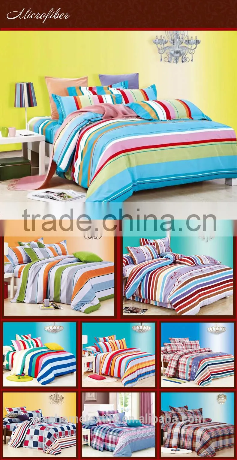 100% microfiber disperse printting beautiful bed sheet