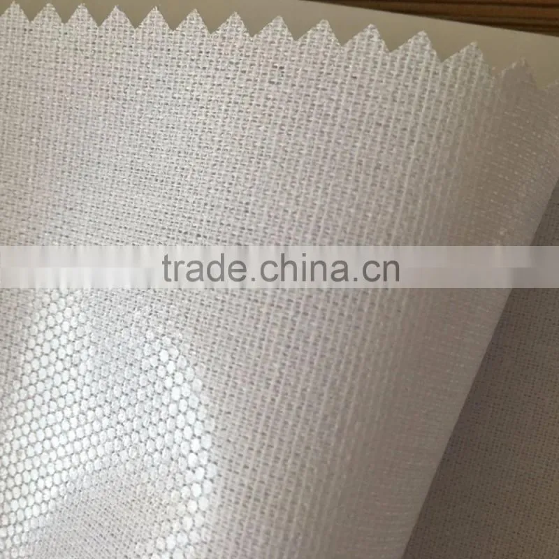 Polyeter mixed with cotton shirt collar fusing interlining for garment T/C2154HH