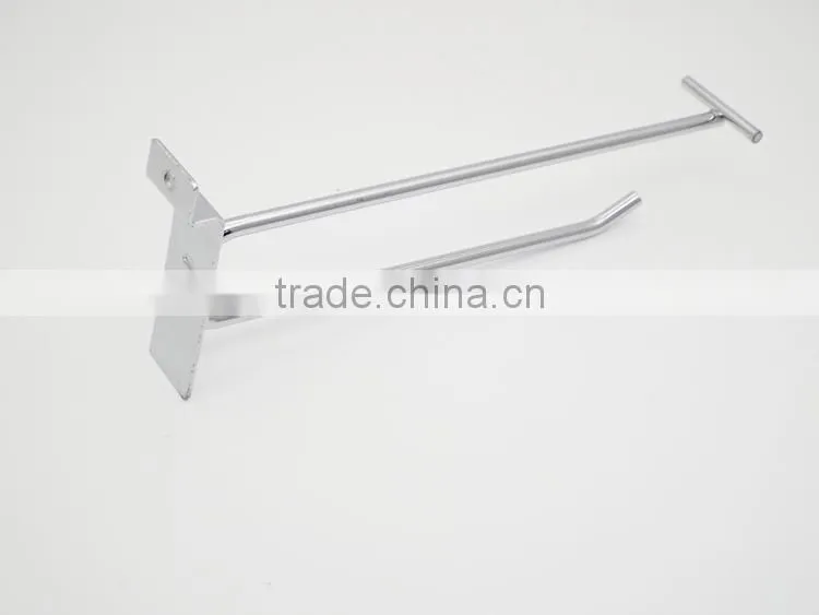 Slatwall Display Hooks Metal Single Hooks For Display Stand