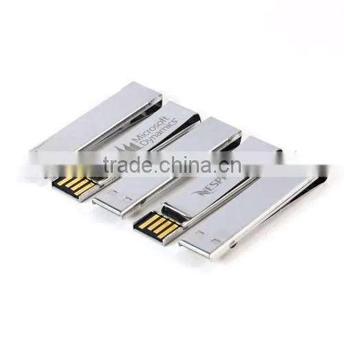 Custom Gift Metal Clip USB Flash Drive