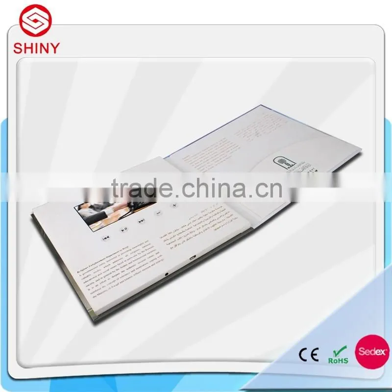 7" video brochure module,video greeting card