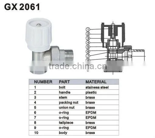 Brass Radiator Valve
