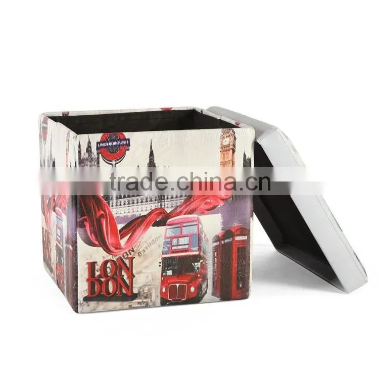 home goods square storage folding ottoman seat