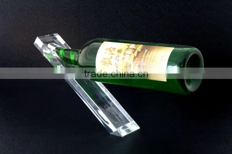 SeeSaw Acrylic Single Wine Bottle Display Holder/Rack