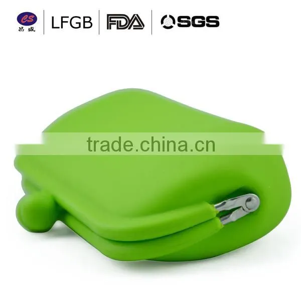 Dongguan factory Wholesale China goods silicone purse / key holder wallet small card holder wallet