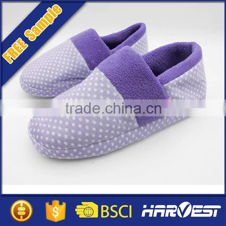 Children bedroom home cotton slippers,cheap Chinese warm slippers for kids