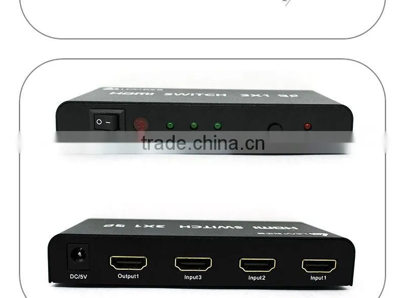 Vision newest 4K HD switch 3x1 hdmi