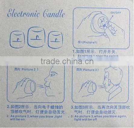 flameless Valentine LED candle
