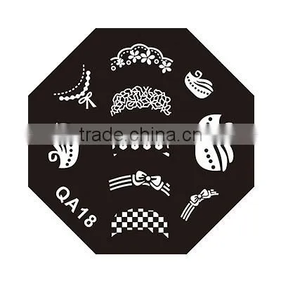 DIY nail art nail tools QA series stainless nail art stamping plates