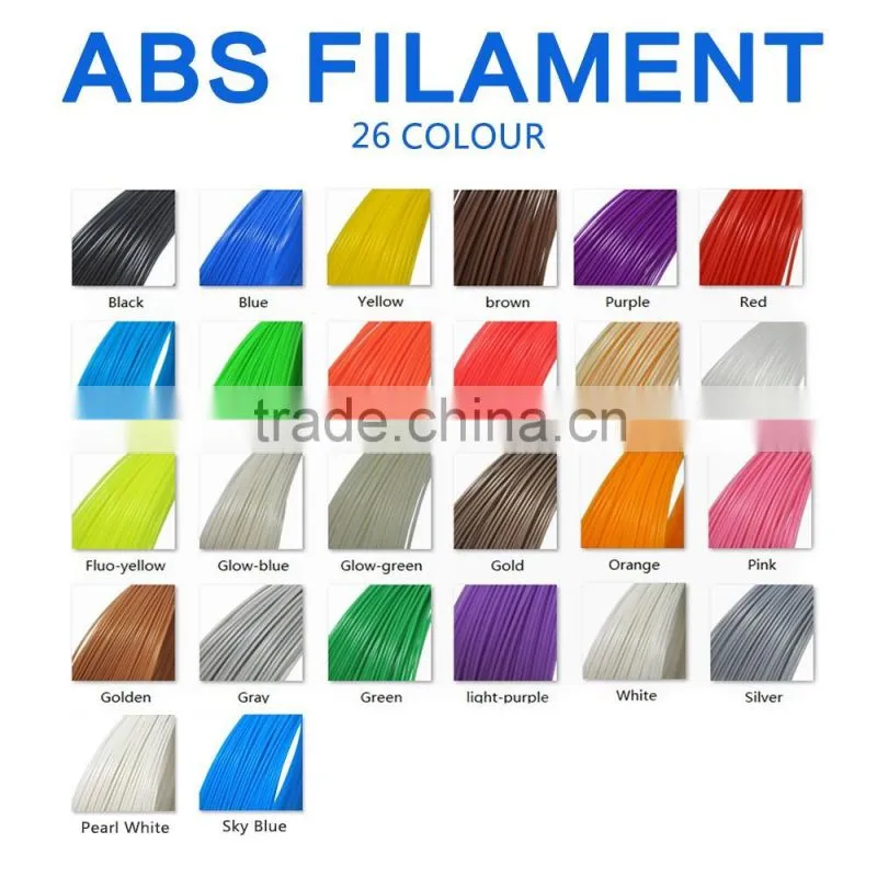 3d printer pen filament ,1.75mm/3.0mm filament