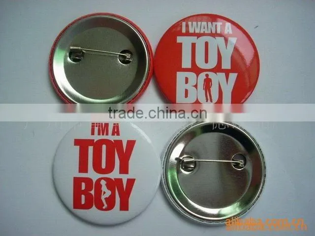 (plant/factory)Elliptic shape promotional gift pin badge
