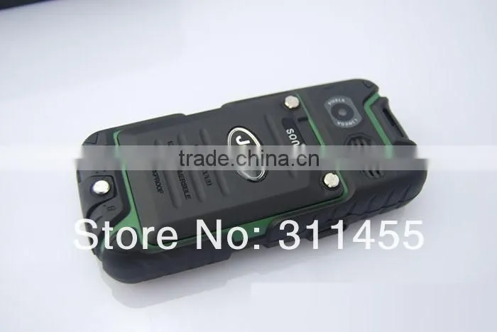 Freeshipping, Jeep A8i Outdoor Military Waterproof phone Shockproof cell phone 1.3mp camera Dual SIM,