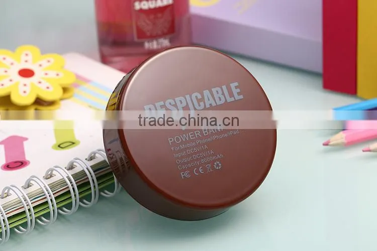 2015 new creative M&Ms Cholcolate Beans mobile power female portable power bank best gift usb charger