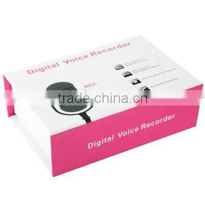 Telephone Recording Adaptor MP3 Digital Voice Recorder with Clip