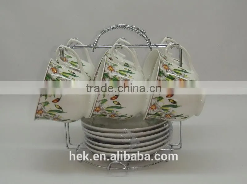 bulk ceramic porcelain tea cup and saucer sets