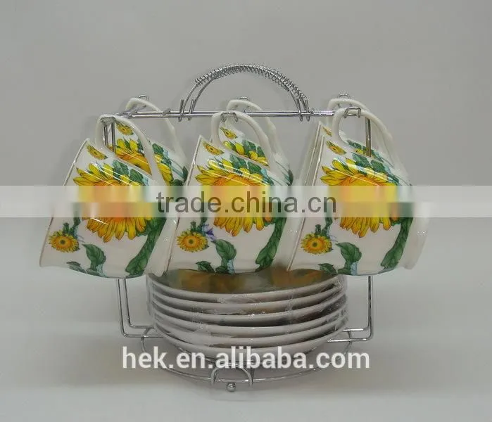 wholesale fine price ceramic porcelain coffee cup and saucer