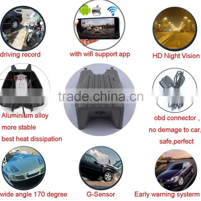China best car DVR Vehicle Black box full hd 1080p Car camera hd dvr with wifi support APP