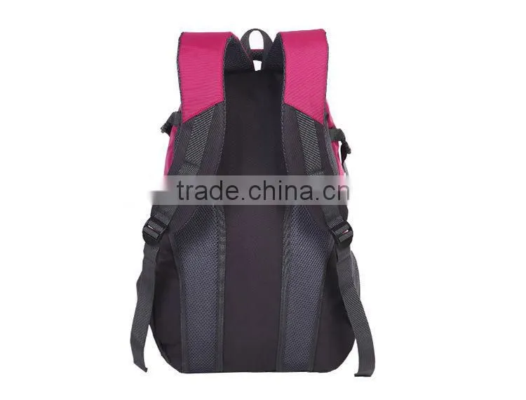 Peach Color Travel Camping Girls Backpack Bags BB011
