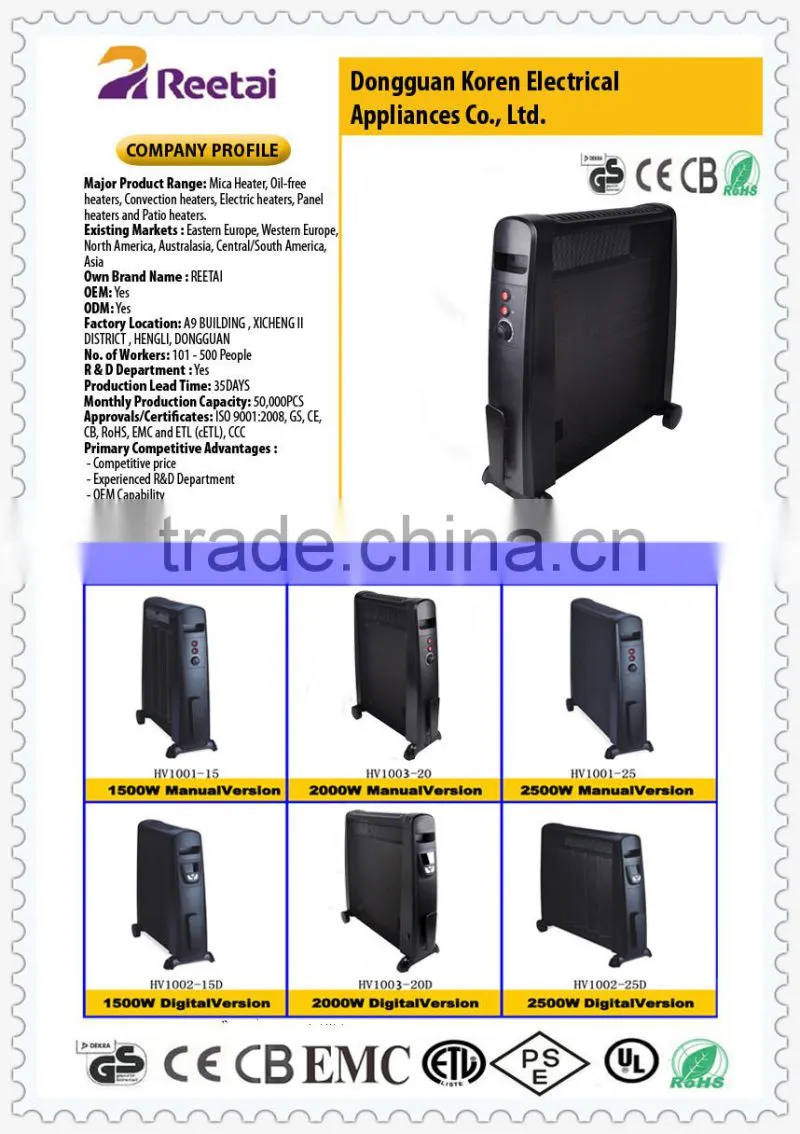 Portable room heaters home mains electric 2kw