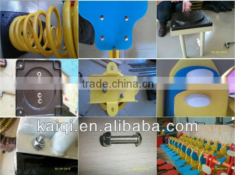 Safety plastic spring rider -sun flower